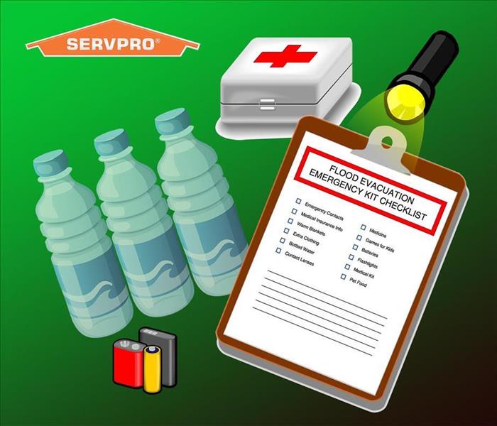 first aid kit suploes on a green background